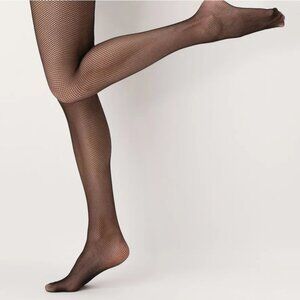 Oroblu Fishnet "Tricot" Tights - black (L/XL)